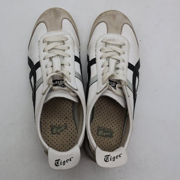Asics Onitsuka Tiger Mexico 66 Men’s 7 White Leather Athletic Sneakers DL408 - Picture 6 of 11